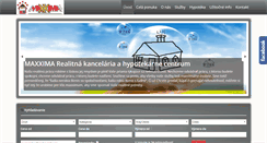 Desktop Screenshot of maxxima.sk